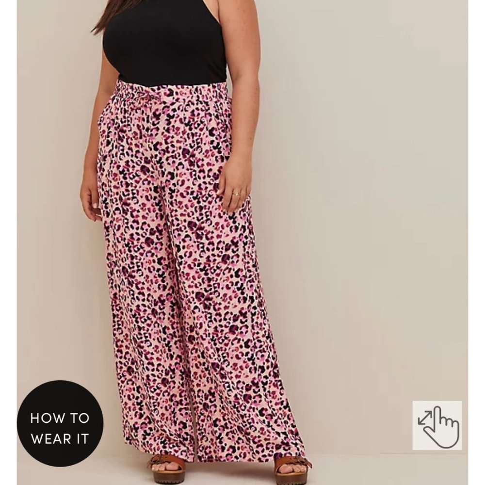 Torrid Pull-On Challis High Rise Pants